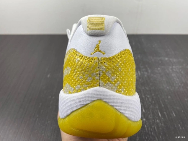 Rep AH7860-107 Snakeskin Air Jordan Low 11 WMNS Yellow 0726